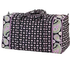 Iconic Vera Bradley Large Duffel Bag